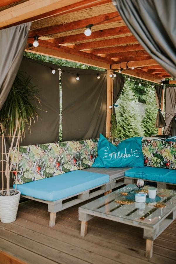 Aloha Glamp - Okragle Domki Przy Rzece - Balia I Sauna - Energylandia Zagornik Buitenkant foto