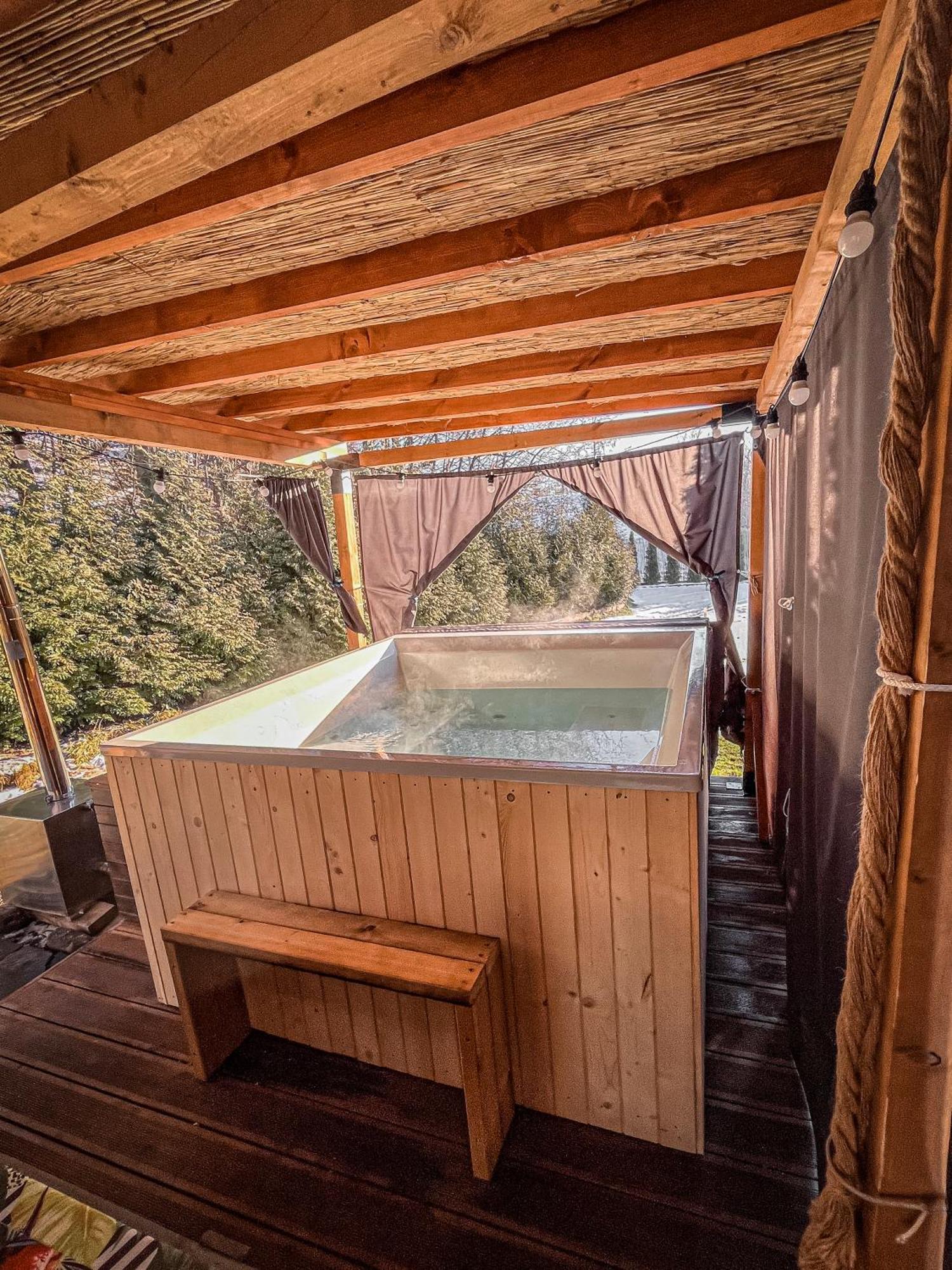 Aloha Glamp - Okragle Domki Przy Rzece - Balia I Sauna - Energylandia Zagornik Buitenkant foto